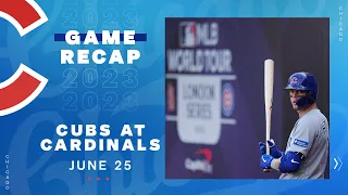 Cubs vs. Cardinals Game Highlights | 6/25/23