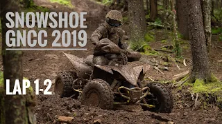 QUAD RACING SNOWSHOE GNCC 2019 lap 1 and 2