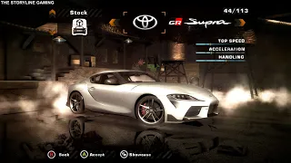 Need For Speed : Most Wanted Remastered - Toyota GR Supra - Gameplay PC