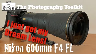 My NEW Nikon 600mm F4E FL ED VR Lens!
