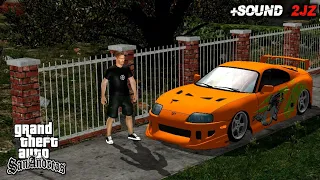 MOD TOYOTA SUPRA MK4 TUNABLE + SOUND 2JZ STUTUTU | GTA SA ANDROID