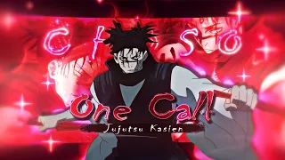 Jujutsu Kaisen "Choso💫🩸" - One Call [Edit/AMV] 4K!