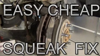 Fix Brake Squeak Cheap