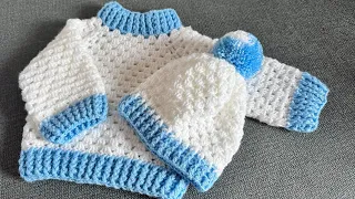 Easy & Fast Crochet Baby Hat/ Craft and Crochet 2381/ crochet granny hat /crochet hat￼ for beginners