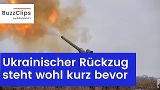 Bachmut: Ukrainischer Rückzug steht wohl kurz bevor