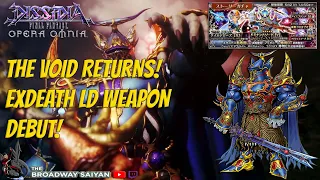 Dissidia Final Fantasy: Opera Omnia THE VOID RETURNS! EXDEATH LD WEAPON DEBUT!