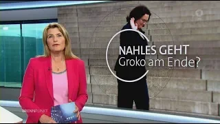 Nahles-Rücktritt erschüttert SPD und GroKo | Brennpunkt