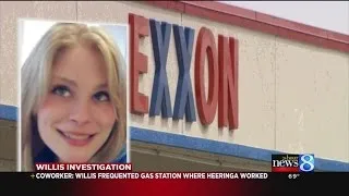 Co-workers: Willis frequented Jessica Heeringa’s workplace