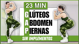 RUTINA DE GAP | Glúteos Abdomen y Piernas | RUTINA SIN PESO Y SIN SALTOS  | NatyGlossGym