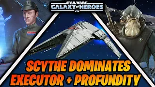 Scythe is the New BEST Ship in Galaxy of Heroes -  Best Profundity AND Executor Counter (NERFED!)