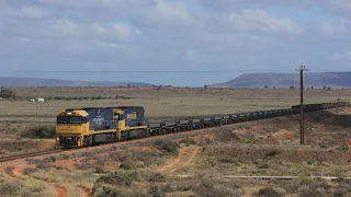 Pacific National Action in South Australia's Mid North - Australian NR class engines haul freight