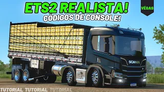 ETS2 MUITO MAIS REALISTA COM ESSES 2 CÓDIGOS! DICAS ETS2