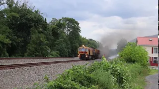 LORAM grinds on Main 2 on the NS Pittsburgh Line