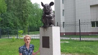 Новосибирск. Академгородок - памятник Мышке