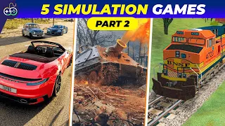 5 Best Simulation Games You Should Definitely Try 😱 Part - 2 [HINDI]