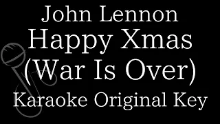 【Karaoke Instrumental】Happy Xmas(War Is Over) / John Lennon【Original Key】