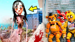ANIMATRONICS PODEM CAPTURAR O SIRENHEAD MOMO ASSUSTADOR? | GTA V Five Nights at Freddy's