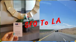 San Francisco to Los Angeles  - 6Hr Long Drive - Part 1 - (Summer in LA)