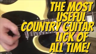 The Most Useful Country Guitar Lick Of All Time By Scott Grove