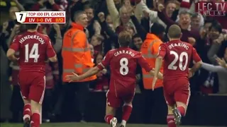 Liverpool 3-0 Everton Fantastic Hattrick from Steven Gerrard In 2011/12