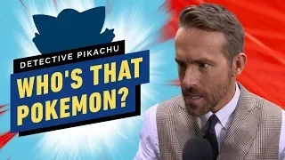 Pokémon Detective Pikachu Cast Play 'Who's That Pokemon?'