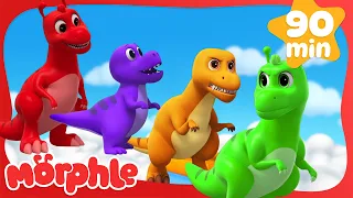 Color T-Rex Dinosaurs and Eggs🦖🦕 | Cartoons for Kids | Mila and Morphle