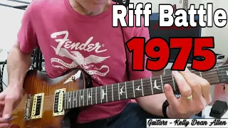 The Top 10 Greatest Guitar Riffs 1975. Riff Battle '75!