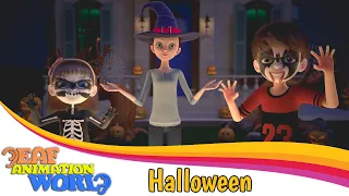 Halloween song in BSL,  Signing time songs, Nursery rhymes, for kids cartoon