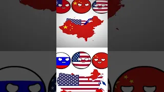 Countries and their enemies (Part 1 vs Part 2) #countryballs