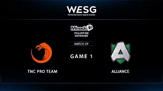 WESG 2017 | TNC Pro Team vs Alliance | Game 1