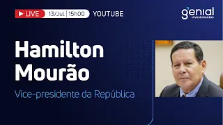 🔴 Live | Entrevista com Hamilton Mourão, vice-presidente da República