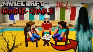 Shinchan Playing Charlie Charlie in Minecraft Horror Game 😨