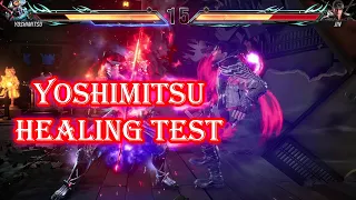 Yoshimitsu Healing Test in Tekken 8