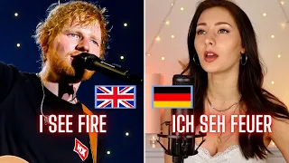 Ich singe "I See Fire" auf DEUTSCH 🥺 Ed Sheeran Cover  🇩🇪 | Jamie Roseanne