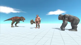 NEW GORO & TREX vs EVERY UNIT - Animal Revolt Battle Simulator