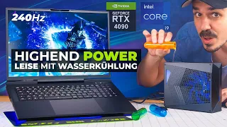 XMG NEO 17 (E23) & OASIS (MK2) | GAMING-LAPTOP mit WASSERKÜHLUNG!