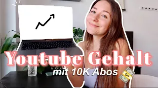 SO VIEL VERDIENE ICH MIT 10K ABONNENTEN MIT YOUTUBE // Youtube einnahmen, Youtube Gehalt, CPM, RPM