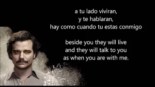 NARCOS - Dos Gardenias - Angel Canales (With Spanish and English lyrics) [Translated]