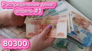 Распределение денег по конвертам💌 апрель #1 | система денежных конвертов💸💌