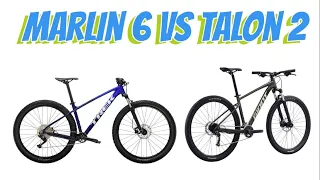 Trek Marlin 6 Vs Giant Talon 2, cuál bicicleta es mejor.