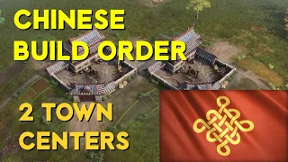 Age Of Empires 4 - Chinese Build Order (2 Town Centers)