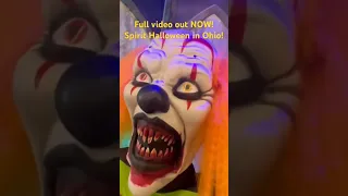 Evil Clown cut in HALF!? #halloween2023 #spirithalloween #halloween