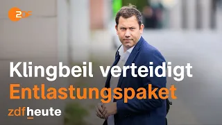 SPD-Chef Klingbeil: "Zufallsgewinne" abschöpfen und an Verbraucher zurückgeben | ZDF-Morgenmagazin