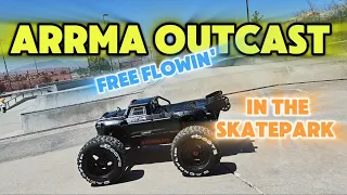 ARRMA OUTCAST FREEFLOWIN' OLD SCHOOL #rc #rccars #rcbasher #arrma #oldschool