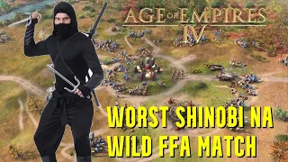 The Bronze Shinobi TACTICS | Japan FFA Match - Age of Empires 4