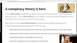 The Shakespeare Authorship Question