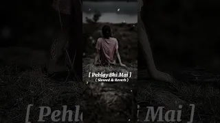 pehlay Bhi Mai (slowed and reverb)  [Vishal Mishra] |   || Animal || SR Lofi