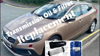 Volvo V40 Cross Country, Transmission oil & filter replacement. 1.6 Diesel Automatic 2013.