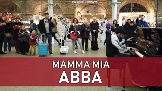Abba Mamma Mia Played at Busy Train Station Cole Lam 12 Years Old