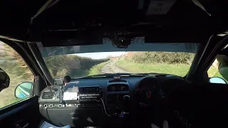 East Riding Stages Rally 2023 Close call Andrew & Joe Hutchinson nearly hitting another car!